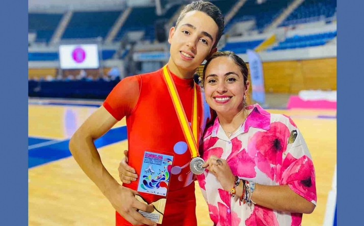 El soriano Héctor Díez Severino, subcampeón de España en patinaje artístico 