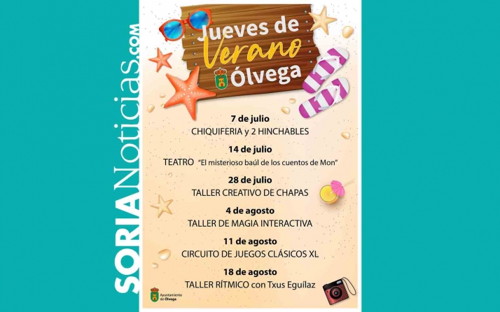 Mañana comienzan los Jueves de verano en Ólvega
