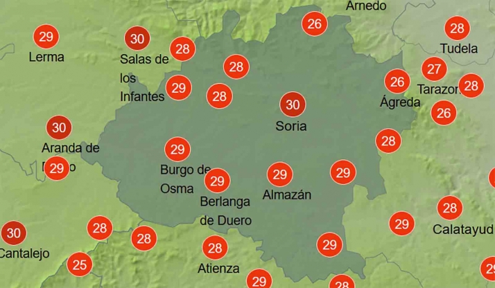El tiempo en Soria: Termómetros al alza