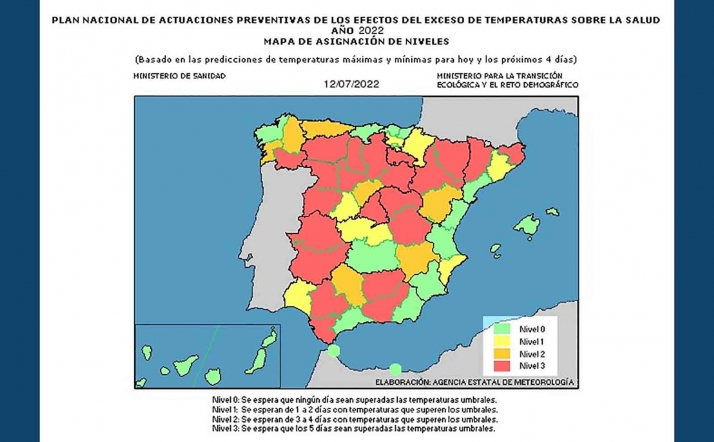 Sanidad recuerda las medidas de prevención ante el episodio de altas temperaturas