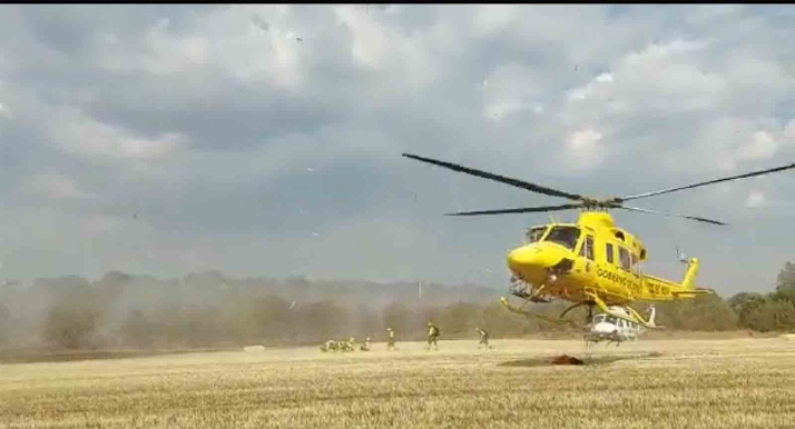 AMPLIACIÓN | Activos sendos fuegos en Soto de San Esteban y en Zayas de Báscones