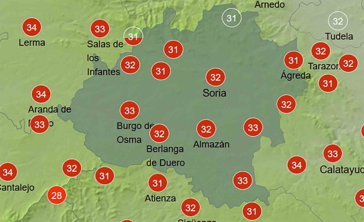 El tiempo en Soria: Se rozarán los 40ºC