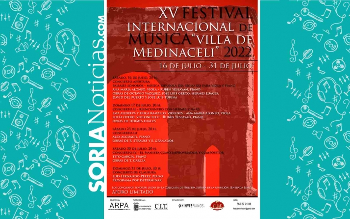El sábado arranca el festival de música Villa de Medinaceli