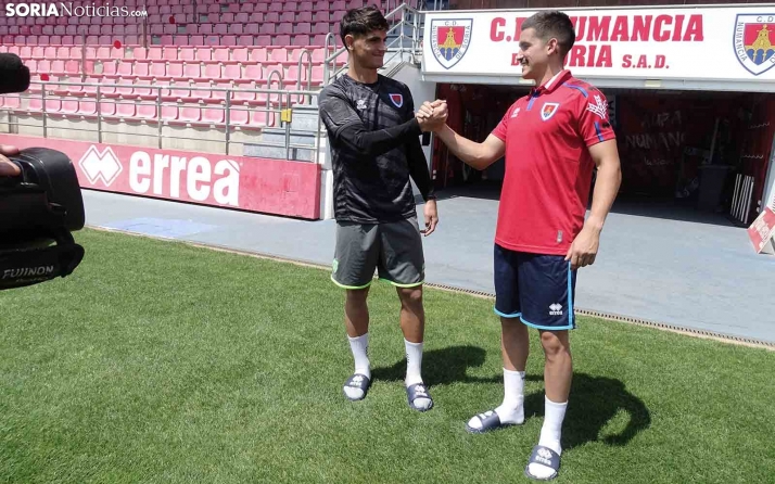 Baluartes defensivos para el Numancia: Valín y Ayesa se visten de rojillos