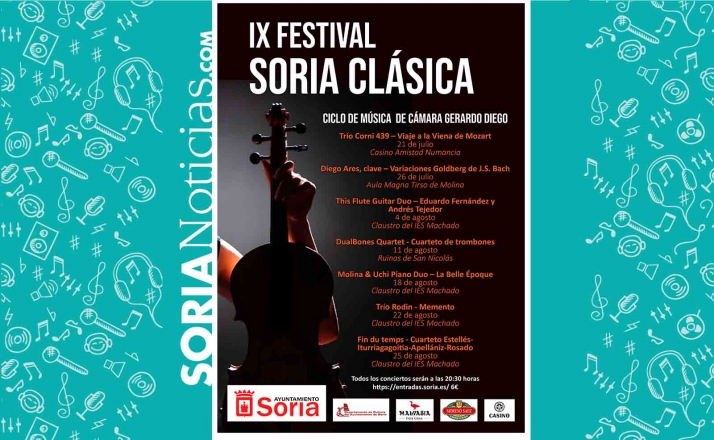 Este jueves arranca el Soria Clásica que este año tendrá siete conciertos