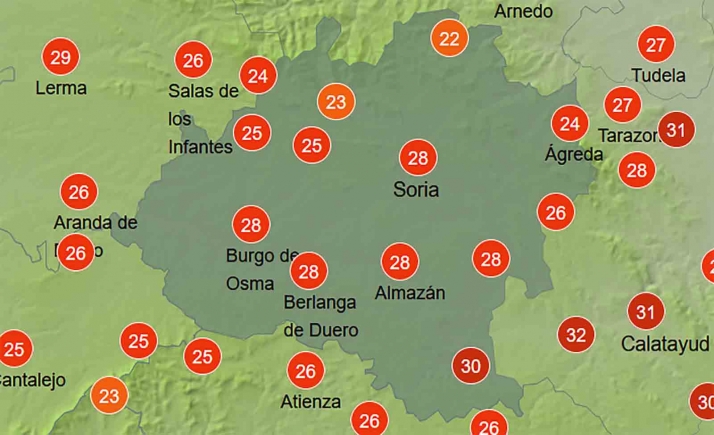 El tiempo en Soria: Comienzan a descender las temperaturas