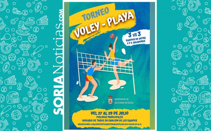 Torneo de volei playa en San Esteban