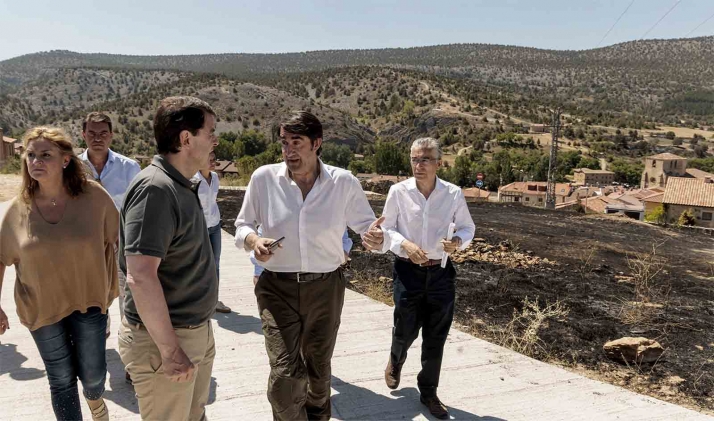 Castilla y León cubrirá los daños causados por los incendios en las viviendas y que no se encuentren aseguradas