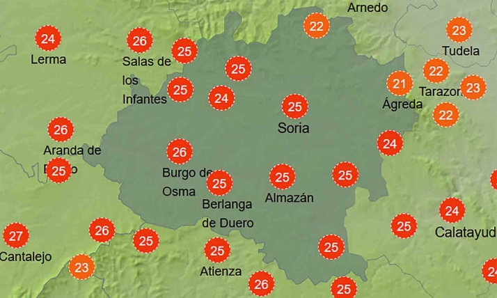 El tiempo en Soria: Leve ascenso en las máximas