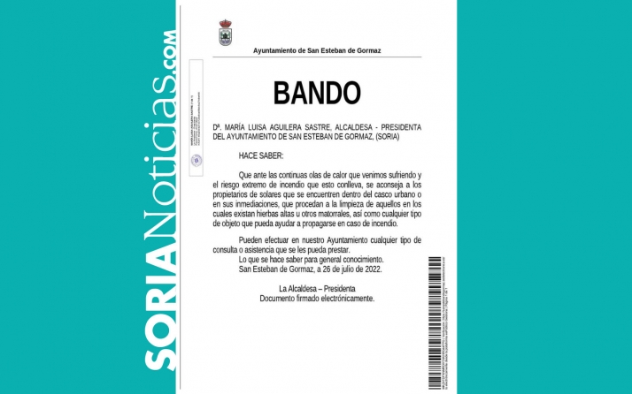 San Esteban insta a la limpieza de solares urbanos