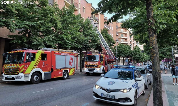 Bomberos intervienen en Mariano Vicén