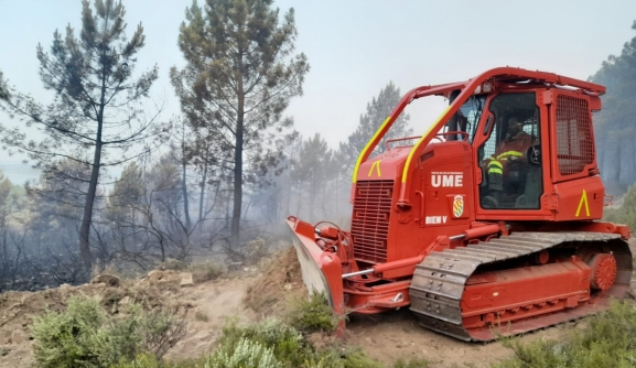 Castilla y León está orgullosa de haber recurrido a la UME para controlar sus incendios