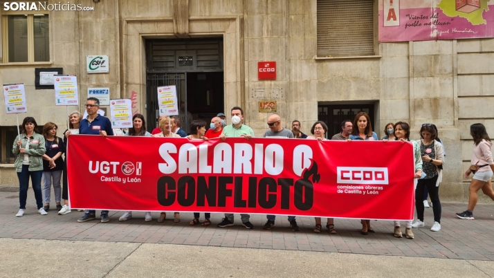 Los trabajadores sorianos han perdido un 18,3% de poder adquisitivo desde 2009