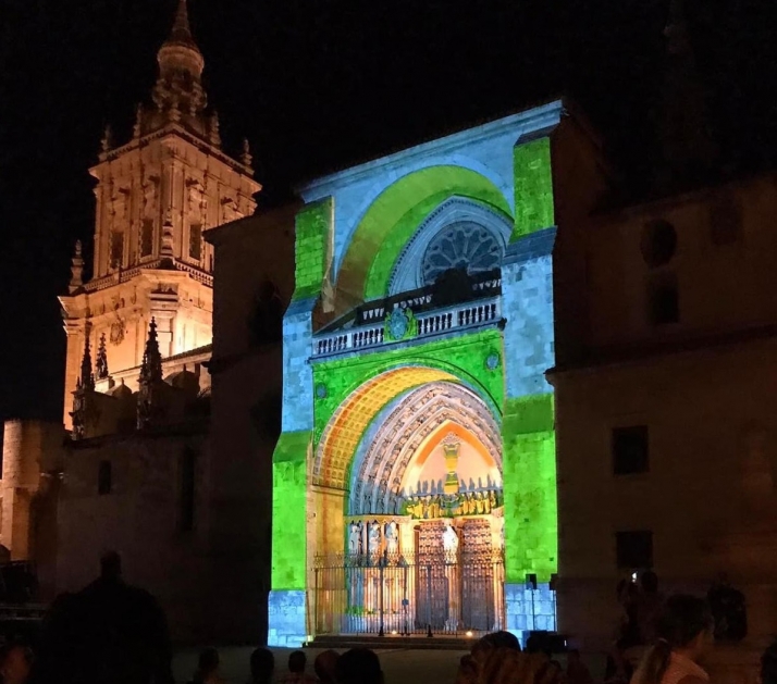 Vídeo: Recuerda el videomapping proyectado en recuerdo del XX aniversario de Las Edades del Hombre