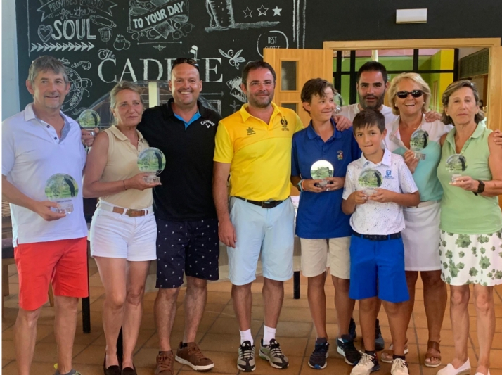 Pleno del Club de Golf Soria en el Torneo Amateur Alps de las Castillas