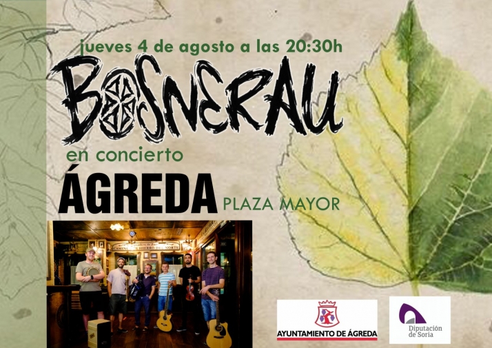 Bosnerau hará vibrar Ágreda con su folk aragonés