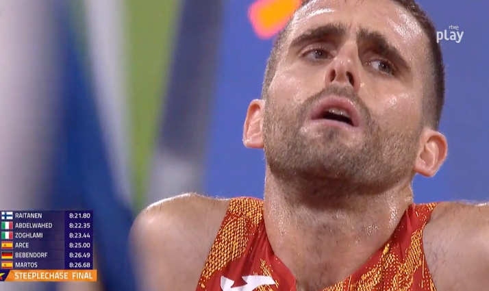 Martos tiene que conformarse con el 6º puesto en la final de 3.000 obstáculos