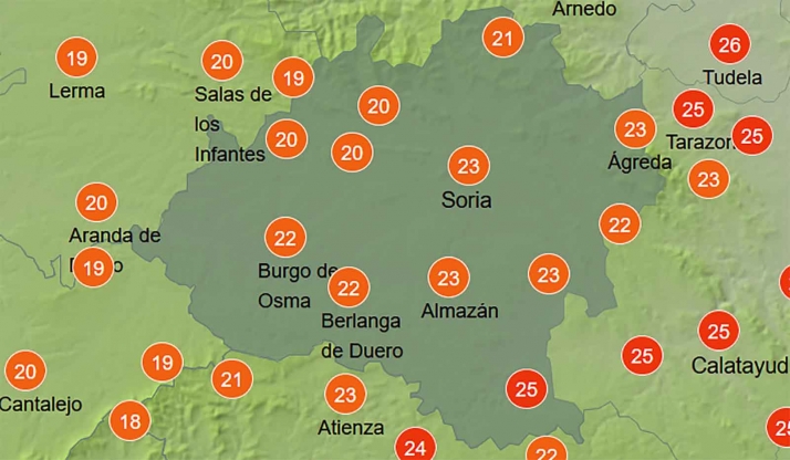 Descienden las máximas