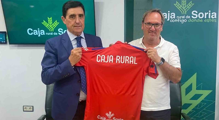 Caja Rural de Soria renueva la colaboración con el Numancia