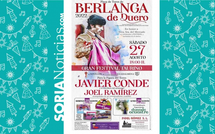 El 27, festival taurino en Berlanga 