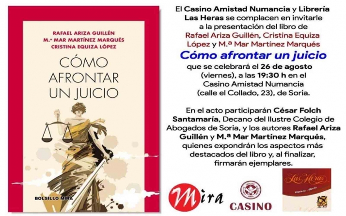 Este viernes, en el Casino, Cómo afrontar un juicio