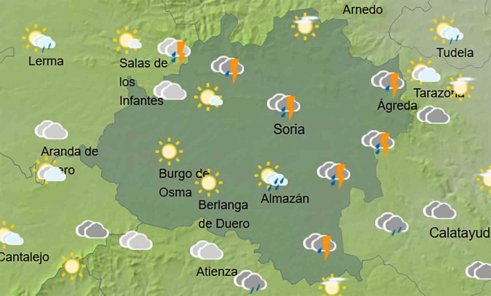 El tiempo en Soria: Llegan lluvias
