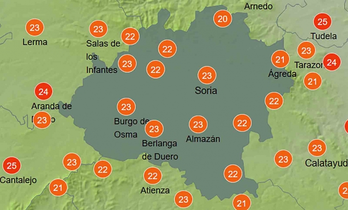 El tiempo en Soria: Baja la probabilidad de tormentas