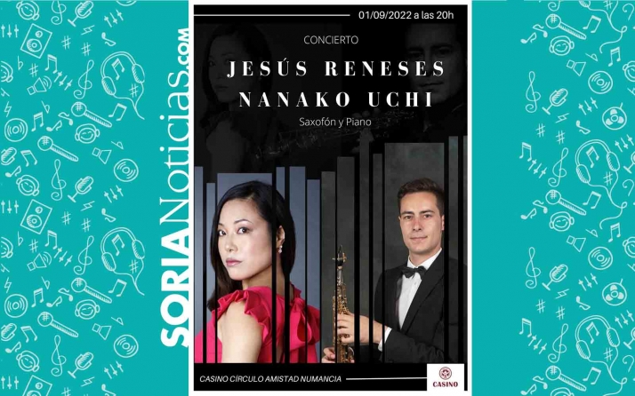 Concierto de saxo y piano para este jueves en el Casino  