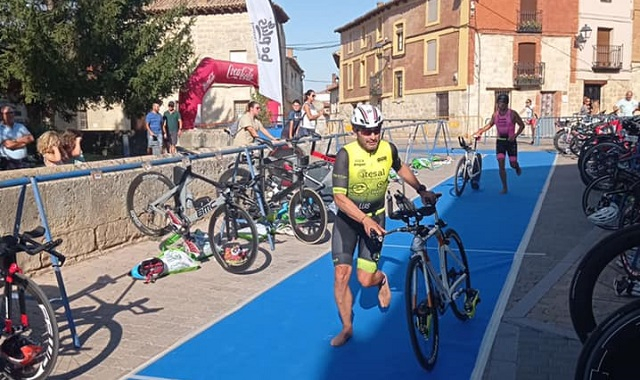 Muñoz e Izquierdo, dos oros para el Club Triatlón Soriano en Astudillo