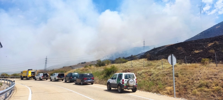 ACTUALIZACIÓN: Estabilizado y perimetrado el incendio en Esteras de Medinaceli
