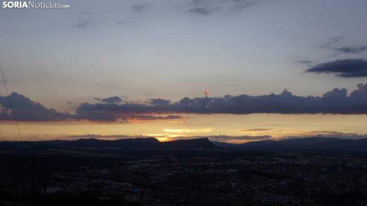 Fotos y video: ¿Es este el mejor atardecer de Soria?