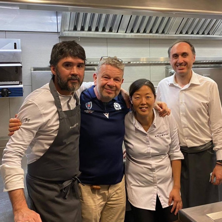 El televisivo Alberto Chicote, rendido a la estrella gastronómica del Restaurante Baluarte