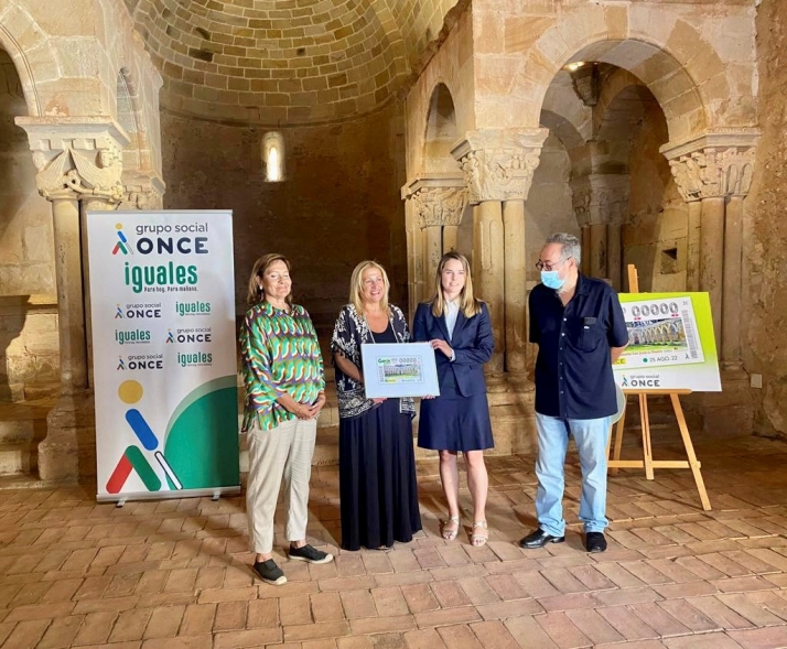 El Monasterio de San Juan de Duero recorrerá todo el país gracias al cupón de la ONCE