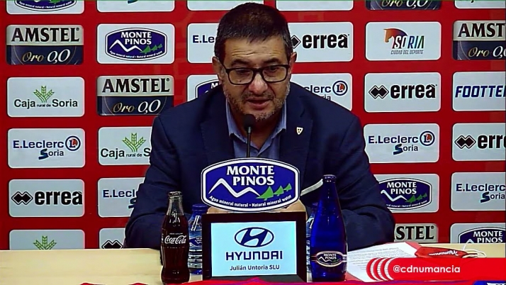 Santiago Morales reitera que el objetivo del Numancia es subir a Segunda