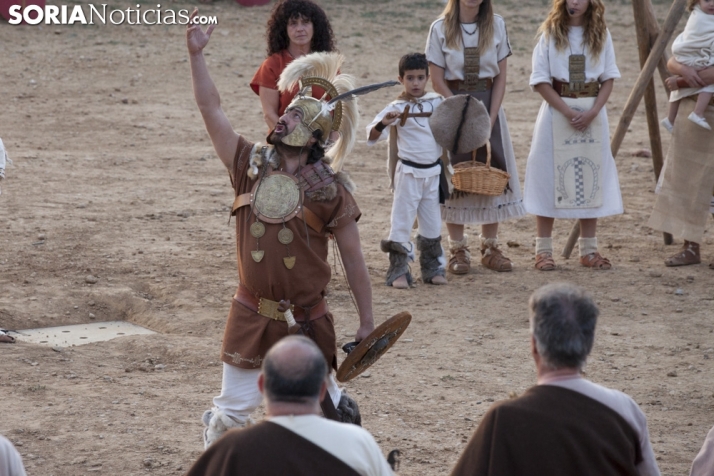 La lluvia suspende la recreación de Tierraquemada de La Caída de Numancia