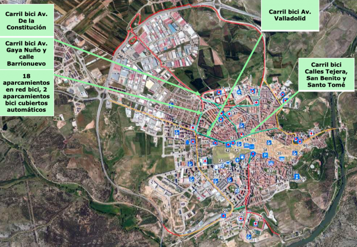Soria quiere más zonas pacificadas y mejor conexión en bicicleta con Fondos Europeos
