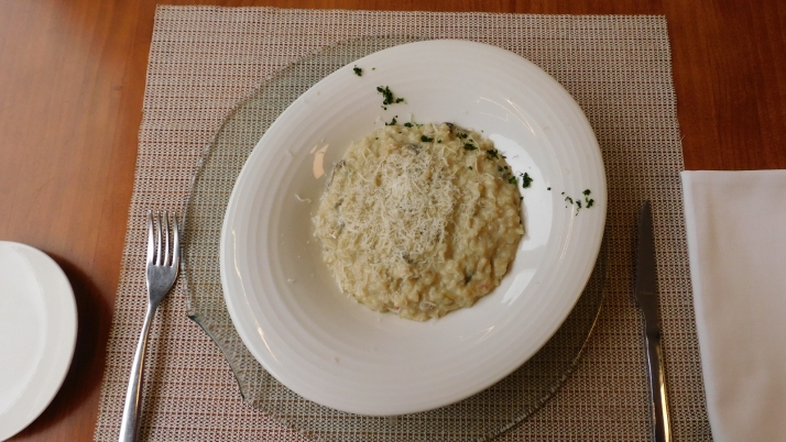 Hoy cocinamos risotto con setas y verduras en La Isla