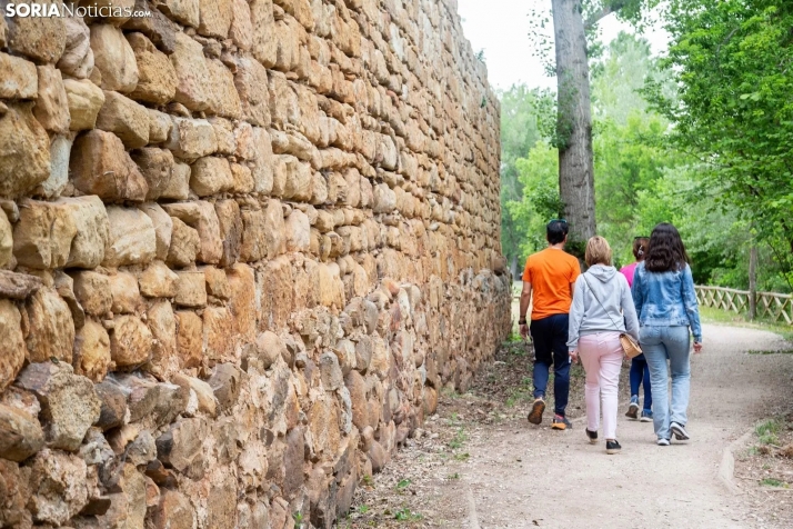 La Soria amurallada, escenario de la marcha de la Hermandad de Donantes