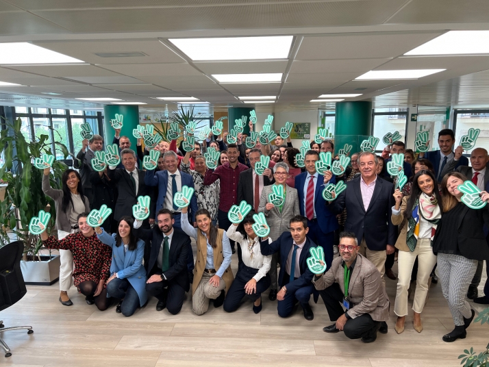 Caja Rural de Soria y el resto de entidades del Grupo Caja Rural  celebran el Día Solidario duplicando su aportación a Cáritas 