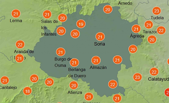 El tiempo en Soria: Leve descenso de las temperaturas