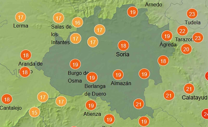 El tiempo en Soria: Ligero descenso de las temperaturas