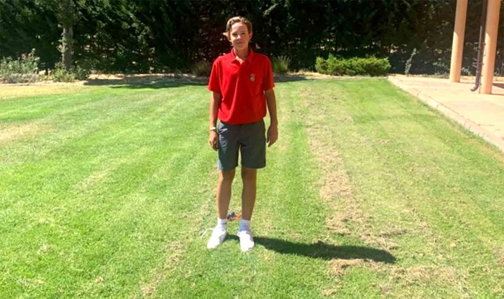 El joven golfista soriano Miguel López gana la primera prueba del Pequecircuito de Castilla y León