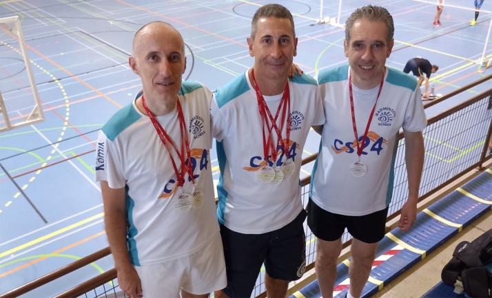 Pleno de medallas para los volantistas  sorianos séniors en Guadarrama