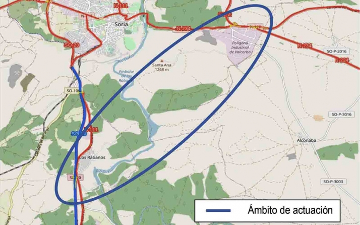 Licitada la actualización del proyecto del tramo Los Rábanos – Fuensaúco de la A-15