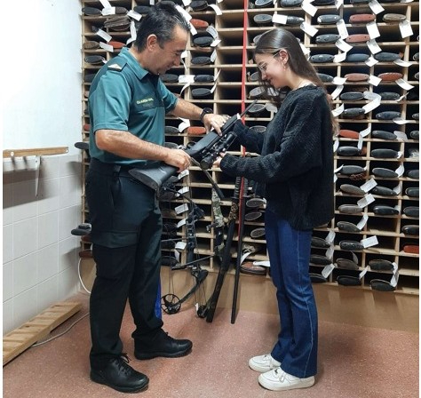 La Guardia Civil de Soria, clave en la formación de una criminóloga 