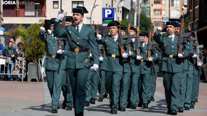En imágenes: Soria honra a la patrona de la Guardia Civil