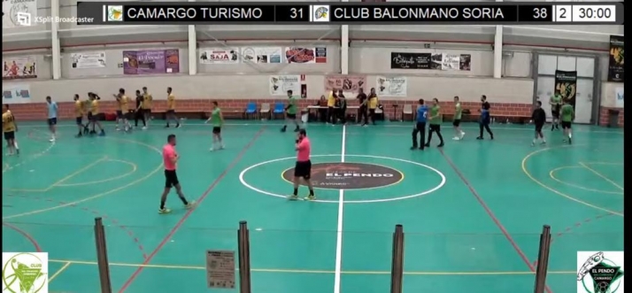  Camargo Turismo cae derrotado ante el Balonmano Soria (31-38)
