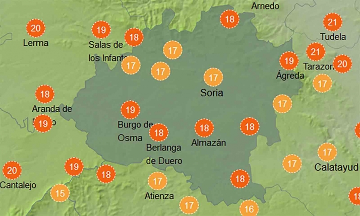 El tiempo en Soria: Posibilidad de algún chubasco en la Ibérica