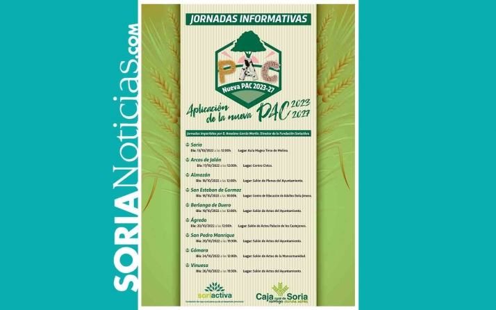 Caja Rural y Soriactiva recorrerán la provincia para informar sobre la nueva PAC
