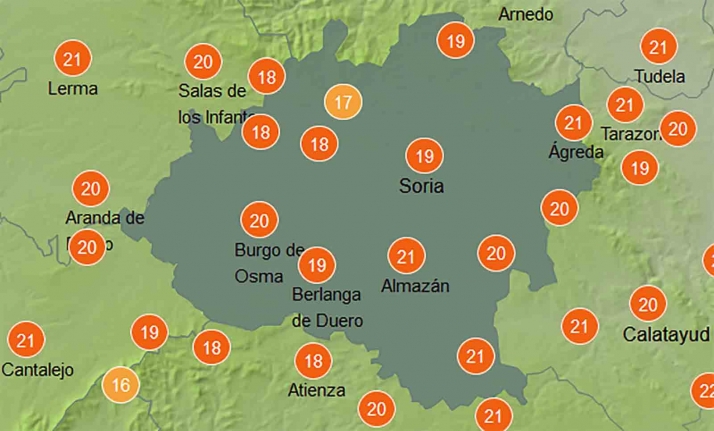 El tiempo en Soria: Suben las temperaturas 